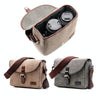 Retro Photo Camera Bag Case Cover For Canon EOS 200D 77D 7D 80D 800D 1300D 6D 70D 760D 750D 700D 600D 100D 1200D 1100D SX540(Dark Khaki)