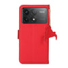 For Xiaomi Redmi K70 Pro Side-Magnetic TJ Genuine Leather RFID Phone Case(Red)