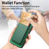 For Samsung Galaxy A16 Retro Magsafe Card Bag PU Back Cover Phone Case(Green)