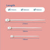 100pcs /Pack Silicone Ties Multi-Use Food Bag Clip Data Cable Winder Organizer 15cm(White)