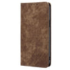 For Samsung Galaxy S25 Ultra 5G RFID Anti-theft Brush Magnetic Leather Phone Case(Brown)