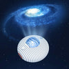 K-1106 Flying Saucer Projection Light Starry Empty Northern Light Projection Lamp(White)