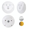 USB Charging Light & Human Body Sensing Control Smile Magnetic Night Light(Cold White Light)