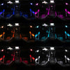 4 PCS Universal Car LED Inner Handle Light Atmosphere Lights Decorative Lamp DC12V / 0.5W Cable Length: 75cm (Blue Light)