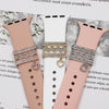 3pcs/set Smart Watch Silicone Strap Buckle Decoration Ring(Gold)