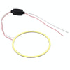 90mm 5W 180LM Angel Eyes Circles Car Headlight White Light COB LED Lights for Vehicles, DC 12-24V