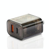 45PQ 45W PD25W + QC3.0 20W USB Super Fast Charger with Type-C to 8 Pin Cable, US Plug(Transparent Gray)