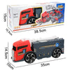 Children Toy Tractor Container Truck Simulation Parking Lot Car Model Set(Fire Engine)