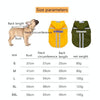 Foldable Dog Raincoat XXL Dark Green - Waterproof & Reflective