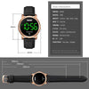 SKMEI 1684 Touch Screen Simple Leather Strap Men Watch, Color: Black