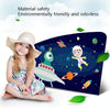 Automobile Sunshade Car Windows Sun Protection And Heat Insulation Magnetic Telescopic Side Curtains(Space Adventure Driving Position)