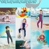 DIVE&SAIL Children Diving Suit Outdoor Long-sleeved One-piece Swimsuit Sunscreen Swimwear, Size: L(Boys Dark Gray)
