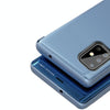 For Galaxy M60S / A81 / Note 10 Lite Plated Mirror Horizontal Flip Leather Case with Holder(Purple Blue)