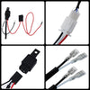 Offroad Driving 180W Light Bar Wiring Harness with Fuse 40 Amp Relay ON/OFF Switch
