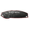 Dark Mat Car Dashboard Cover Car Light Pad Instrument Panel Sunscreen Car Mats for Land Rover Discovery 4 (Please note the model and year)(Red)