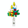 68cm Christmas Cartoon Pull Badge Reel Rotatable Certificate Buckle, Style: Candle