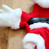 Christmas Fleece Dog Suit, Size S - Warm & Festive