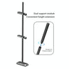 COOLMOON GH260 Desktop Computer Vertical Mounted Graphics Card Protection Shelf Metal Rod Magnetic Support Bracket, Color: GH260 Silver