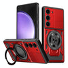 For Samsung Galaxy S23+ 5G Armor Rotating Holder MagSafe Phone Case(Red)