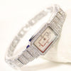 BS Bee Sister FA1138 Ladies Diamond Watch Jewelry Chain Watch(Silver)