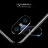 0.3mm 2.5D Transparent Rear Camera Lens Protector Tempered Glass Film for Galaxy A60
