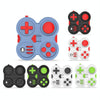 Decompression Handle Fidget Cube Dice Decompression Finger Sports Toy(Four-page Handle - White Green)