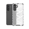 For Samsung Galaxy A56 5G Shockproof Honeycomb PC + TPU Protective Phone Case(White)