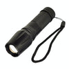 T6 White Light 5-Mode Telescopic Zoom LED Flashlight (Black)