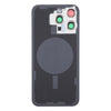 iPhone 15 Pro Max Blue Glass Battery Cover with Lens Cover