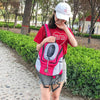 Dog Carrier Backpack, Front Facing, Breathable, L (Black)