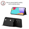 For Samsung Galaxy A73 5G Skin Feel PU + TPU + PC Phone Case(Black)