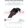 QS08 PRO 1.83 inch BT5.2 Smart Sport Watch, Support Sleep / Heart Rate / Blood Oxygen / Temperature / Blood Pressure Health Monitor(Black+Black)
