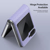 For Samsung Galaxy Z Flip6 5G DUX DUCIS Bril Series PU + TPU Phone Case(Purple)