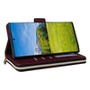 For Samsung Galaxy S23 Ultra 5G Nine-card Slots Zipper Wallet Bag Leather Phone Case(Wine Red)