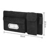 Car Sheepskin Leather Sun Visor Storage Clip (Mint Green)