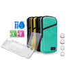 iplay Host Storage Bag Tempered Film + Rocker Cap + Protective Shell 7 in 1 Protection Bag Soft Bag Set For Switch Lite(Silver Gray)