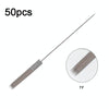 50pcs 7F 0.35 x 50mm Disposable Tattoo Needles Agujas Microblading Permanent Makeup Machine Needle