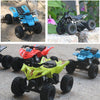 1:36 Simulated Beach Four-wheel Off-road Motorcycle Model Children Toy Car(Blue)