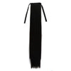 Natural Long Straight Hair Ponytail Bandage-style Wig Ponytail for WomenLength: 75cm(Black)