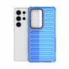For Samsung Galaxy S25 Ultra 5G High Transparency TPU Hybrid PC Airbag Phone Case(Transparent Blue)