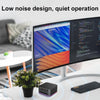 T9 Plus N100 DDR5 8G+128G UK Plug 12th Alder Lake Dual Gigabit LAN+3 HDMI 4K HD Pocket Mini PC
