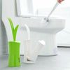 Creative Grass Shape Toilet Brush Bathroom Long Handle Toilet Brush(White)