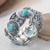 S2203-11  Women Beaded Bracelet Turquoise Ethnic Style Charm Jewelry