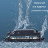 M6 2-post 12-way RV Yacht Terminal Nylon Flame Retardant Busbar, Color: Black