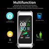 K50 1.08 inch Silicone Band Earphone Detachable IP67 Waterproof Smart Watch Support Bluetooth Call(Black Silver)