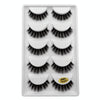 ShiDiShangPin 5 Pairs Mink Fake Eyelashes With Tweezers(G600)