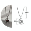 Luminous Zodiac Moon Titanium Steel Necklace Personalized Moon Pendant(Scorpio)