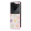 For Samsung Galaxy Z Flip6 Printed Double Buckle RFID Anti-theft Phone Case(Blossoming Flowers)