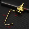 Christmas Decorative Hook Cartoon Christmas Hanger, Spec: Gold Snowman