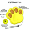 RC Cat Toy Ball, 5.5cm Luminous Yellow, Interactive Play